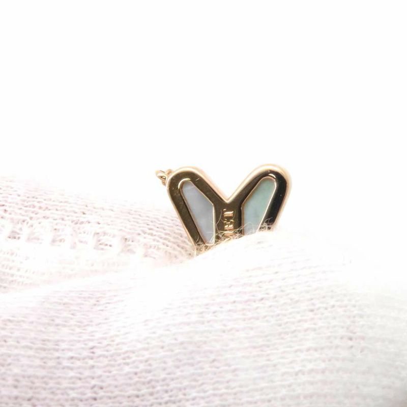 ショーメ ネックレス ジュ ドゥ リアン ペンダント マザーオブパール ダイヤ1P 0.01ct K18PG 082930 CHAUMET ジュエリー