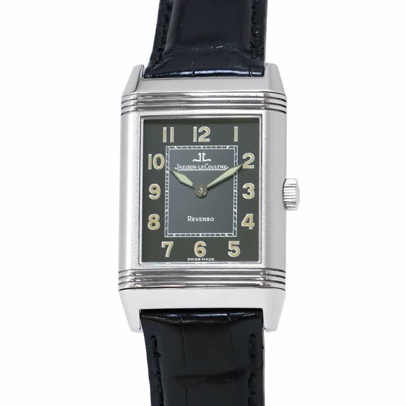 ジャガールクルト ビッグレベルソ シャドウ 271.8.61 JAEGER-LECOULTRE 腕時計 黒文字盤