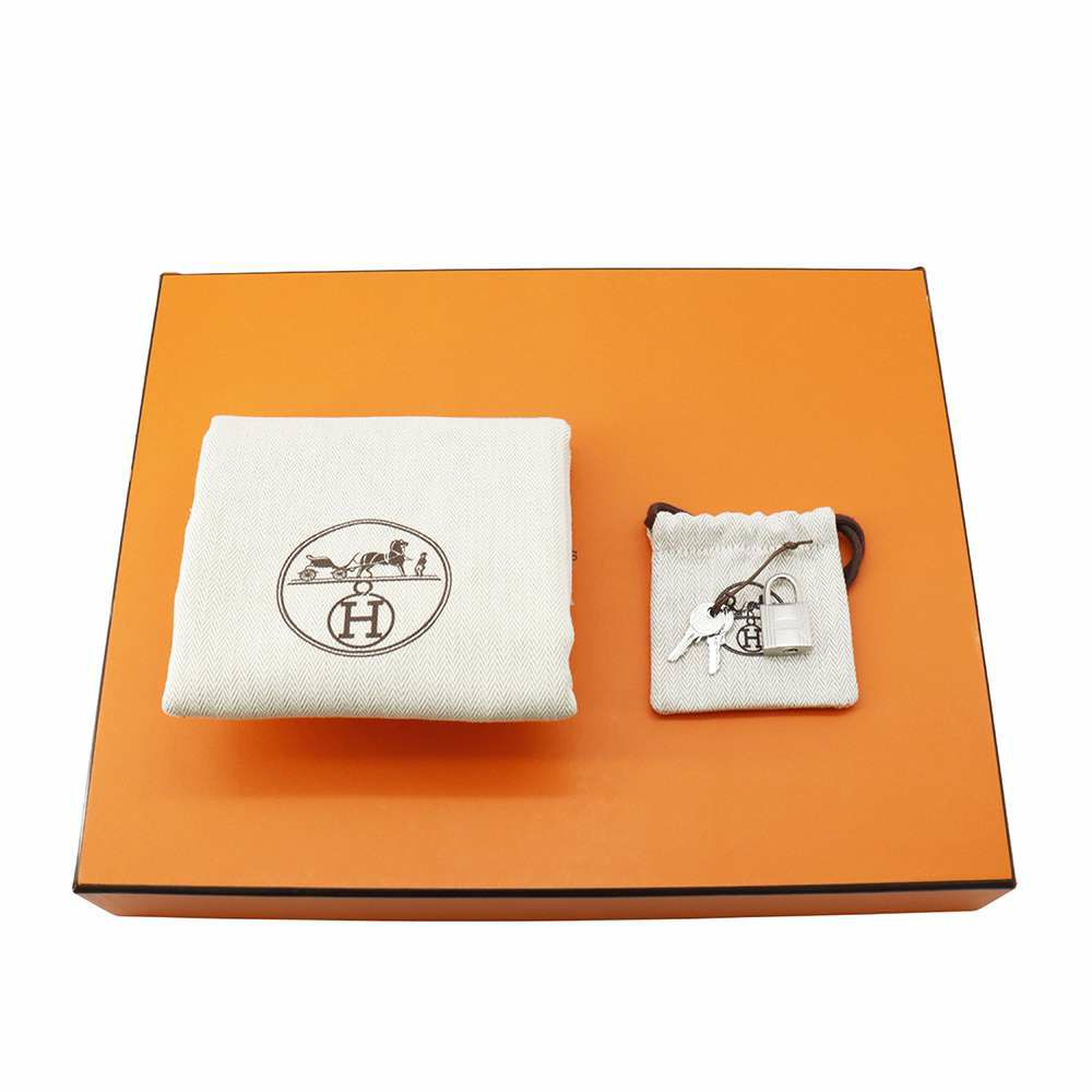 エルメス ハンドバッグ ピコタンロックMM ブラック/シルバー金具 トリヨンクレマンス W刻印 黒