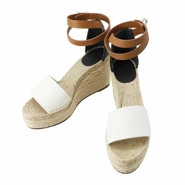 エルメス サンダル エスパドリーユ ティポリ レディースサイズ37 HERMES 靴