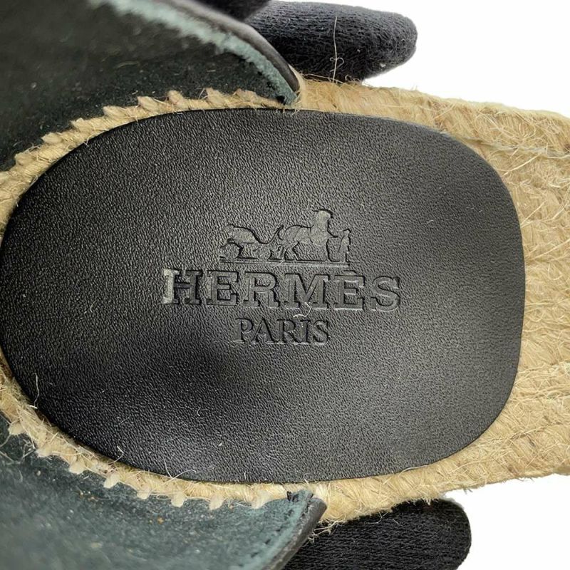 エルメス サンダル エスパドリーユ ティポリ レディースサイズ37 HERMES 靴