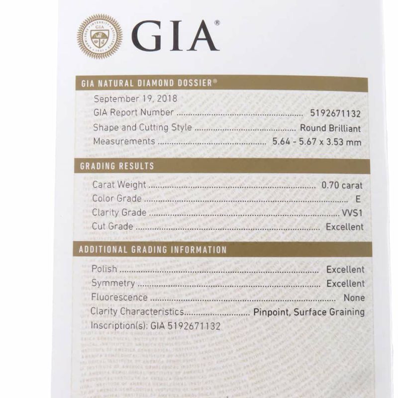 ハリーウィンストン リング ブリリアント ラブ リング ダイヤ 0.7ct Pt950 サイズ約9号 GIA鑑定書付き RGDPRD007BRL