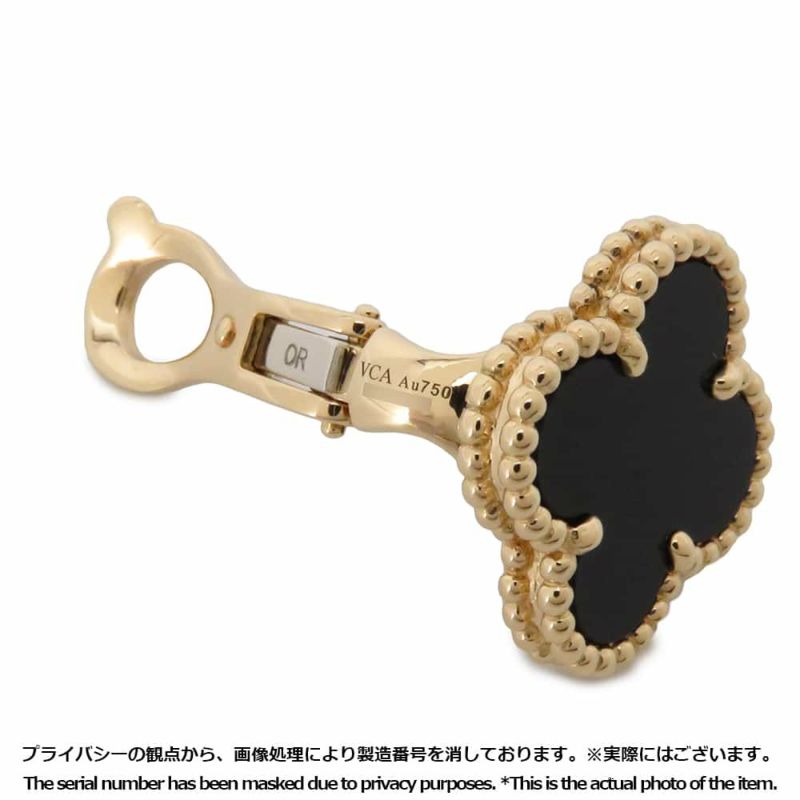 ヴァンクリーフ&アーペル イヤリング ヴィンテージ アルハンブラ イヤリング オニキス K18YG VCARA44200