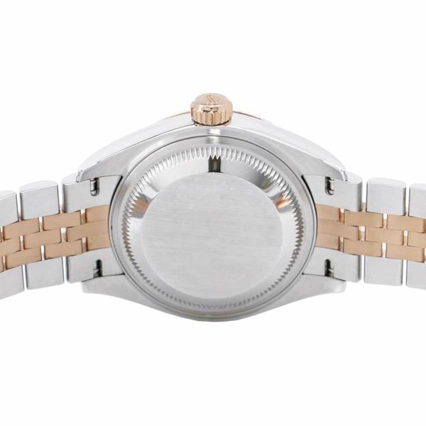 ロレックス レディ デイトジャスト SS/K18PG 279171 ROLEX 腕時計 レディース チョコレート文字盤