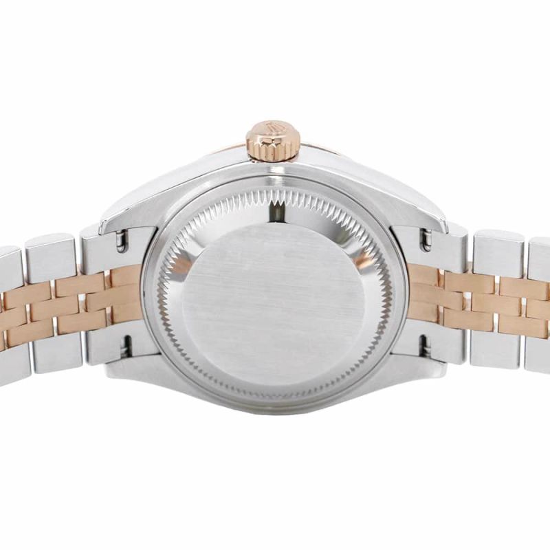 ロレックス レディ デイトジャスト SS/K18PG 279171 ROLEX 腕時計 レディース チョコレート文字盤