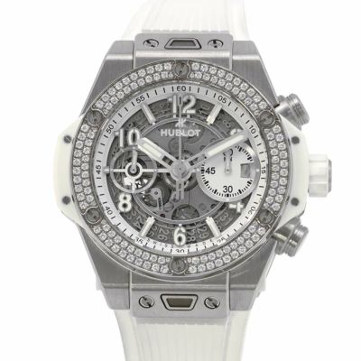 ウブロ ビッグバン ウニコ ホワイト ダイヤモンド 441.NE.2011.RW.1104 HUBLOT 腕時計 白文字盤 安心保証