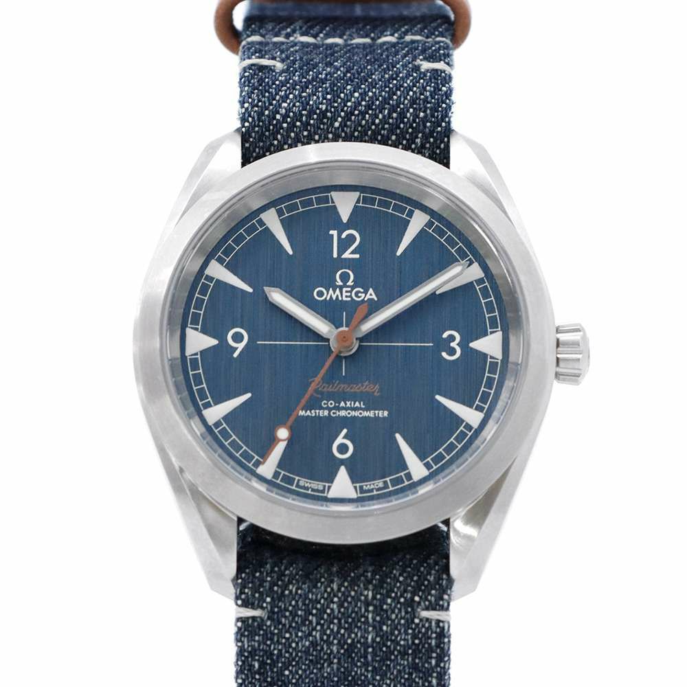 オメガ シーマスター レイルマスター 220.12.40.20.03.001 OMEGA 腕時計 ブルー文字盤
