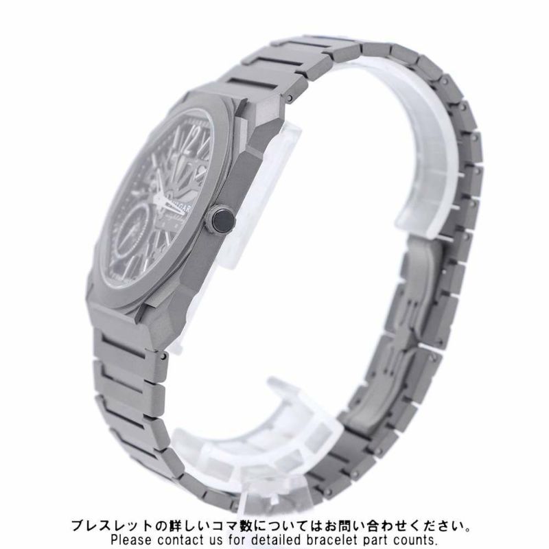 ブルガリ オクト フィニッシモ スケルトン エイトデイズ 103610 BVLGARI スケルトン/グレー文字盤