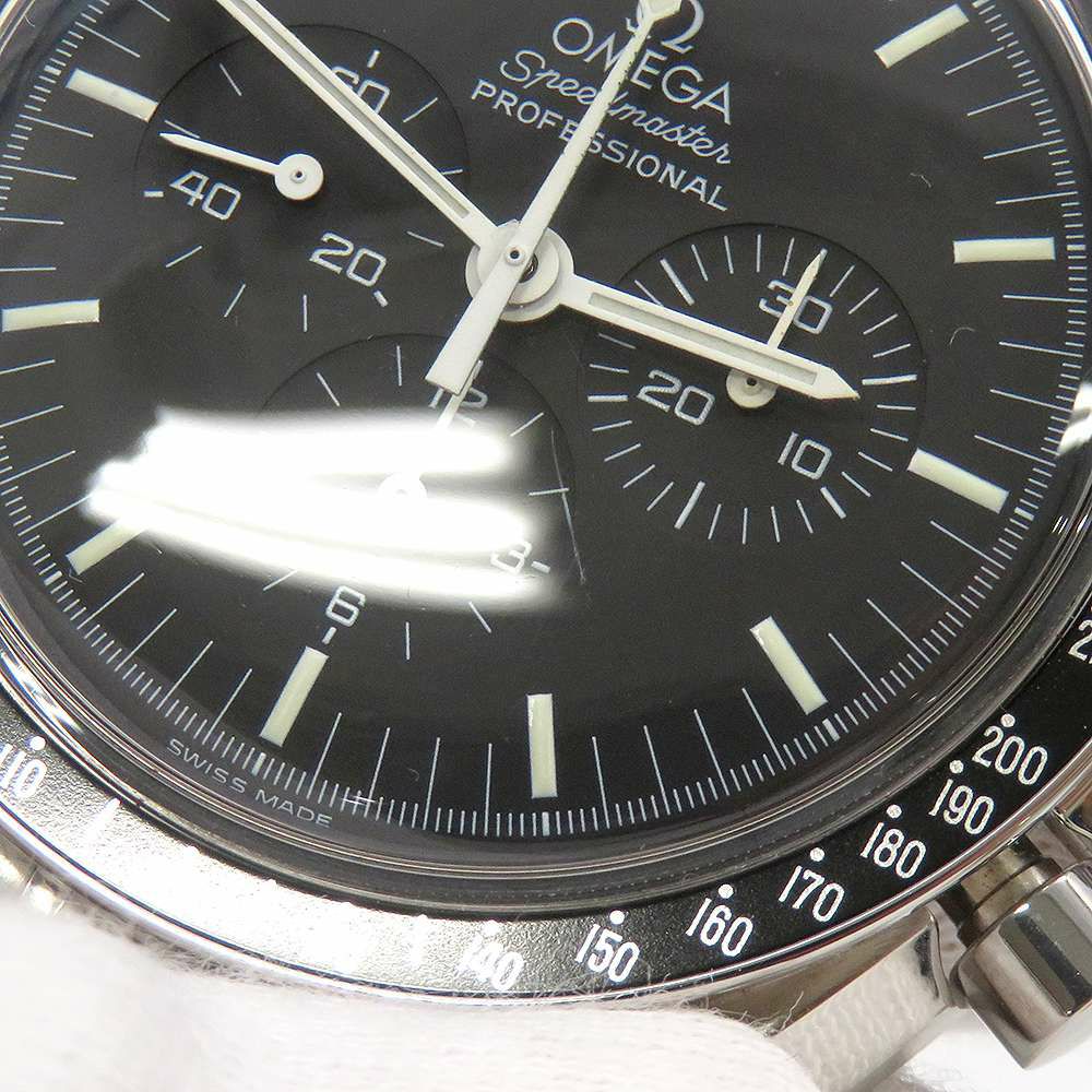 オメガ スピードマスター プロフェッショナル アポロ11号 月面着陸30周年 9999本限定モデル 腕時計 黒文字盤