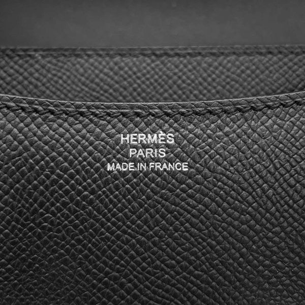 エルメス ミニ コンスタンス3 ミロワール ブラック/シルバー金具 エプソン W刻印 黒