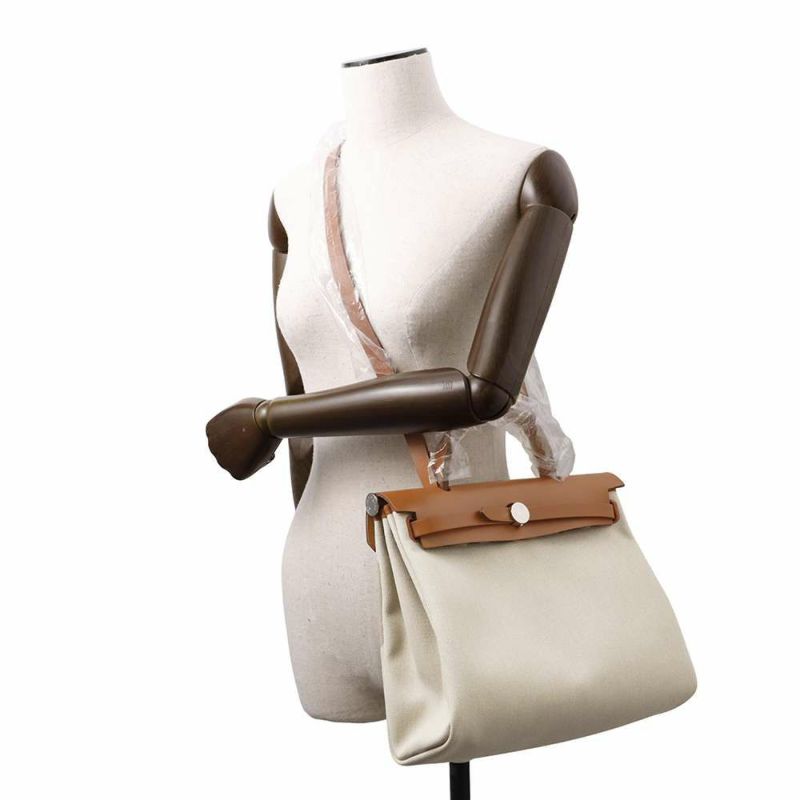 エルメス エールバッグジップPM ルトゥルネ ベトン/フォーブ/シルバー金具 トワルミリタリー/ヴァッシュハンター B刻印