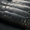 エルメス 長財布 ベアンスフレ ブラック/シルバー金具 アリゲーターシャイン □Q刻印 HERMES 財布 黒