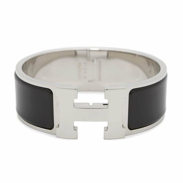 エルメス ブレスレット クリック H クリッククラックGM ブラック/シルバー金具 HERMES アクセサリー