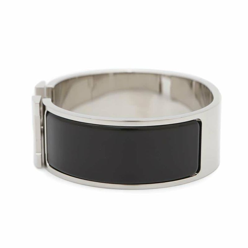 エルメス ブレスレット クリック H クリッククラックGM ブラック/シルバー金具 HERMES アクセサリー