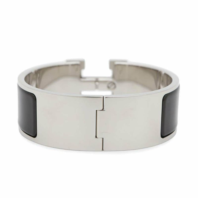 エルメス ブレスレット クリック H クリッククラックGM ブラック/シルバー金具 HERMES アクセサリー