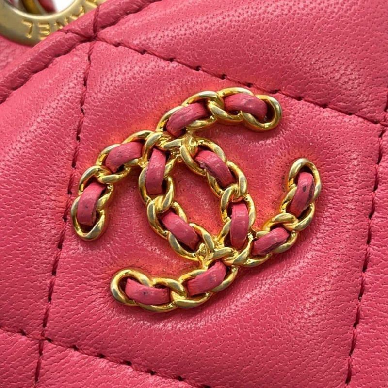 シャネル ラゲージタグ マトラッセ ココマーク ラムスキン AP1119 CHANEL チャーム