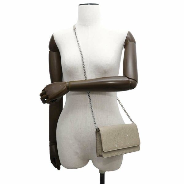 メゾンマルジェラ チェーンウォレット レザー S56UI0147 P4455 Maison Margiela 財布