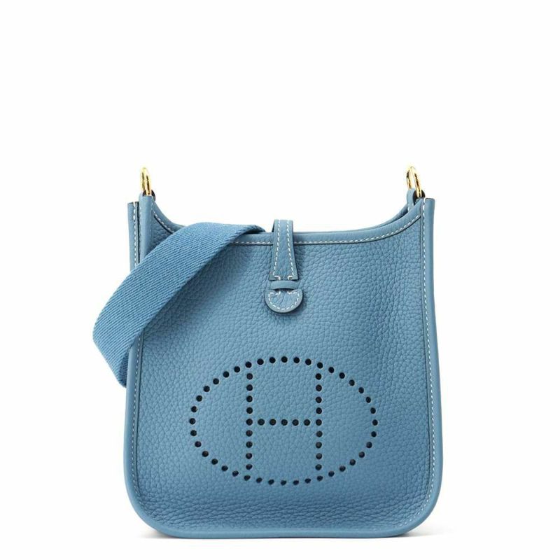 エルメス エブリンTPM アマゾン ニューブルージーン/ゴールド金具 トリヨンクレマンス B刻印