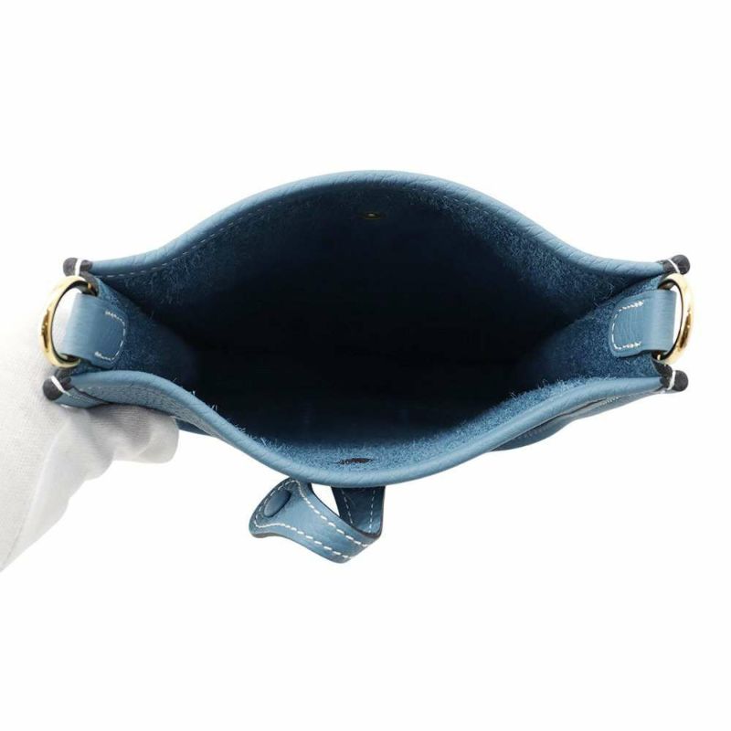 エルメス エブリンTPM アマゾン ニューブルージーン/ゴールド金具 トリヨンクレマンス B刻印