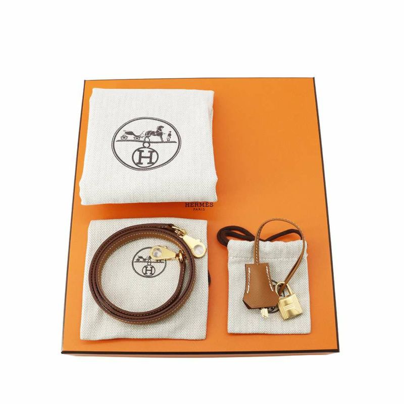 エルメス ハンドバッグ ケリー25 外縫い ゴールド/ゴールド金具 エプソン W刻印 2wayショルダー