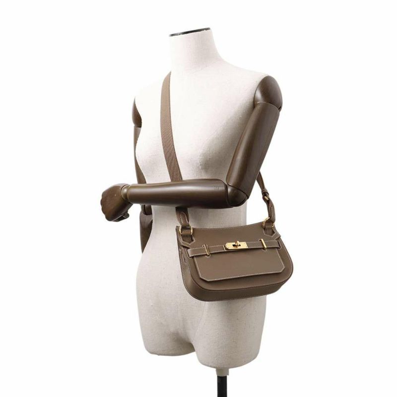 エルメス ジプシエール ミニ エトゥープ/ゴールド金具  エバーカラー B刻印 HERMES バッグ