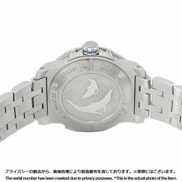 カール F.ブヘラ パトラビ スキューバテック CARL F. BUCHERER 腕時計 ブルー文字盤