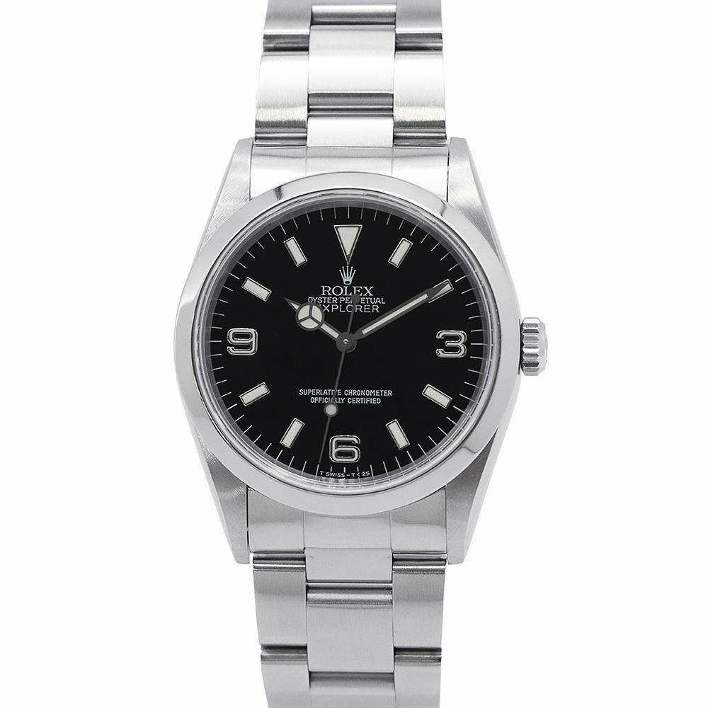 ロレックス エクスプローラー1 T番 14270 ROLEX 腕時計 黒文字盤