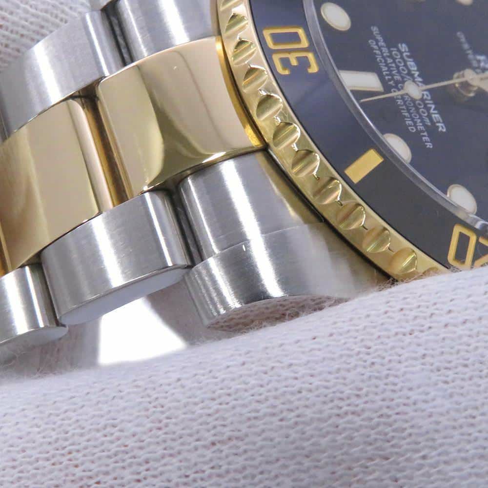 ロレックス サブマリーナ デイト コンビ SS/K18YGイエローゴールド 116613LN ROLEX 黒文字盤
