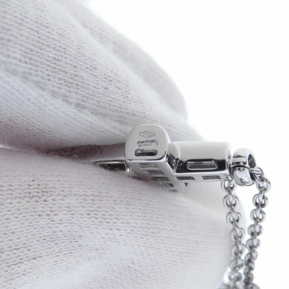 ブルガリ ネックレス ラテンクロス ダイヤモンド K18WGホワイトゴールド BVLGARI ペンダント ジュエリー