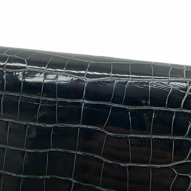 エルメス ケリーウォレット ロング トゥーゴー ヴェールフォンセ/シルバー金具 アリゲーターシャイン W刻印