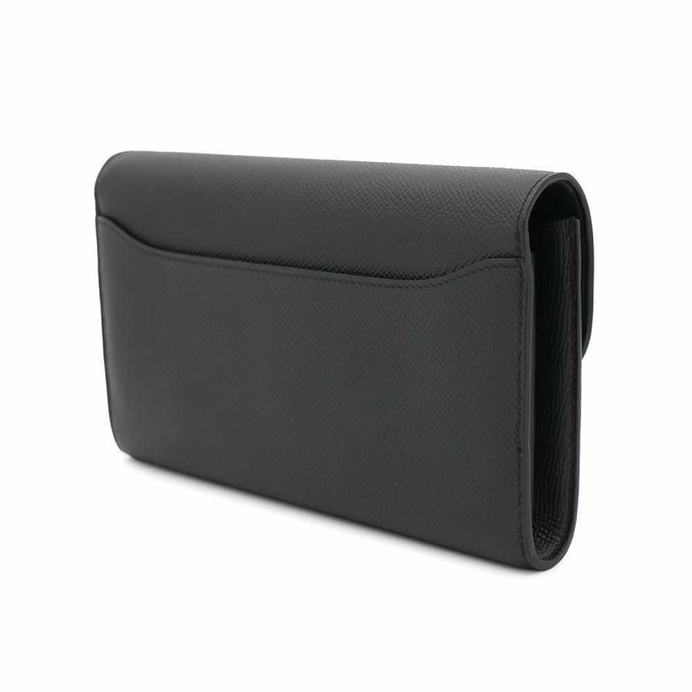 エルメス 長財布 コンスタンス トゥーゴー ロング ブラック/シルバー金具 エプソン Z刻印 黒