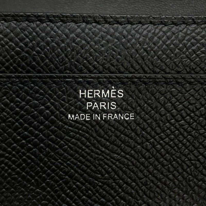 エルメス 長財布 コンスタンス トゥーゴー ロング ブラック/シルバー金具 エプソン Z刻印 黒