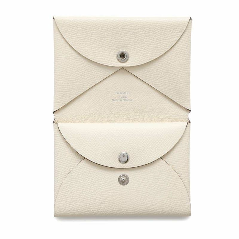 エルメス コインケース カルヴィ デュオ ナタ/シルバー金具 エプソン B刻印 HERMES 財布