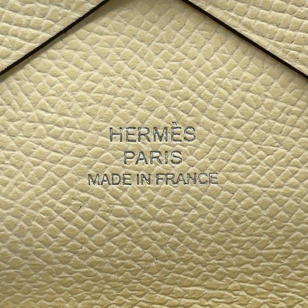 エルメス コインケース カルヴィ デュオ ナタ/シルバー金具 エプソン B刻印 HERMES 財布