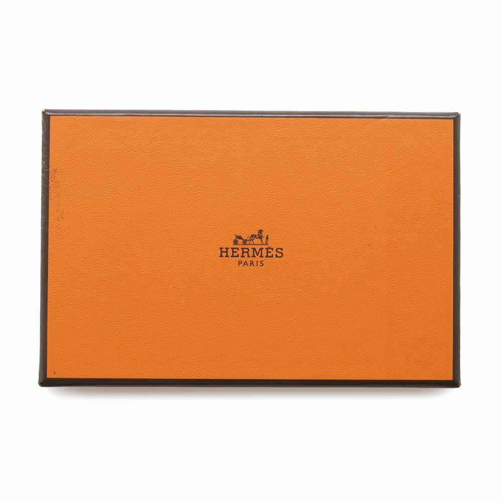 エルメス コインケース カルヴィ デュオ ナタ/シルバー金具 エプソン B刻印 HERMES 財布