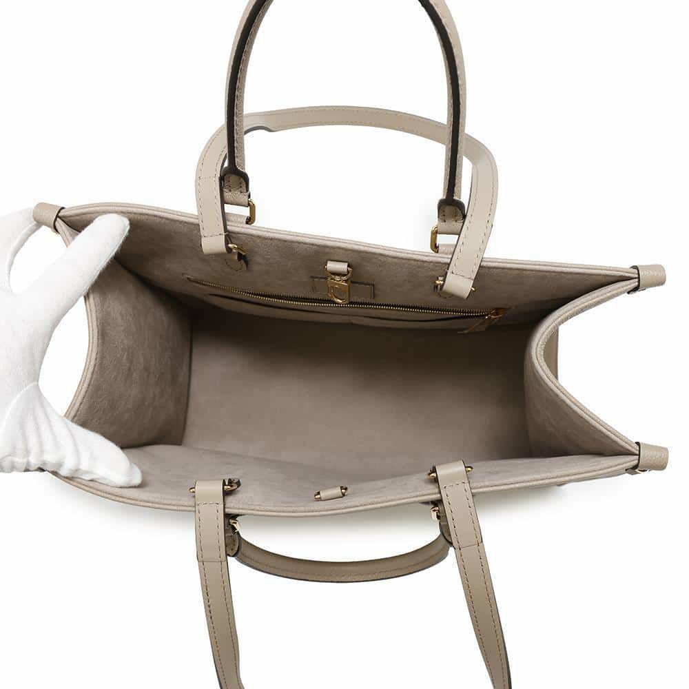 ルイヴィトン トートバッグ モノグラム・アンプラント オンザゴーMM M45494 LOUIS VUITTON バイカラー