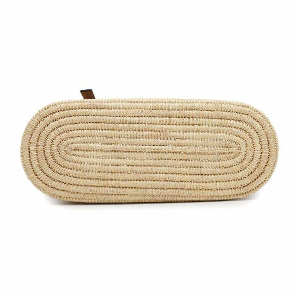 ロエベ トートバッグ スクエアバスケット スモール ラフィア カーフレザー A223099X02 LOEWE カゴバッグ