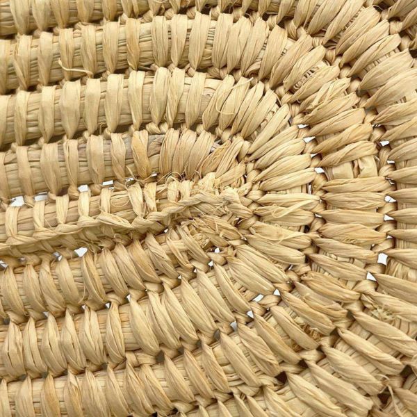 ロエベ トートバッグ スクエアバスケット スモール ラフィア カーフレザー A223099X02 LOEWE カゴバッグ