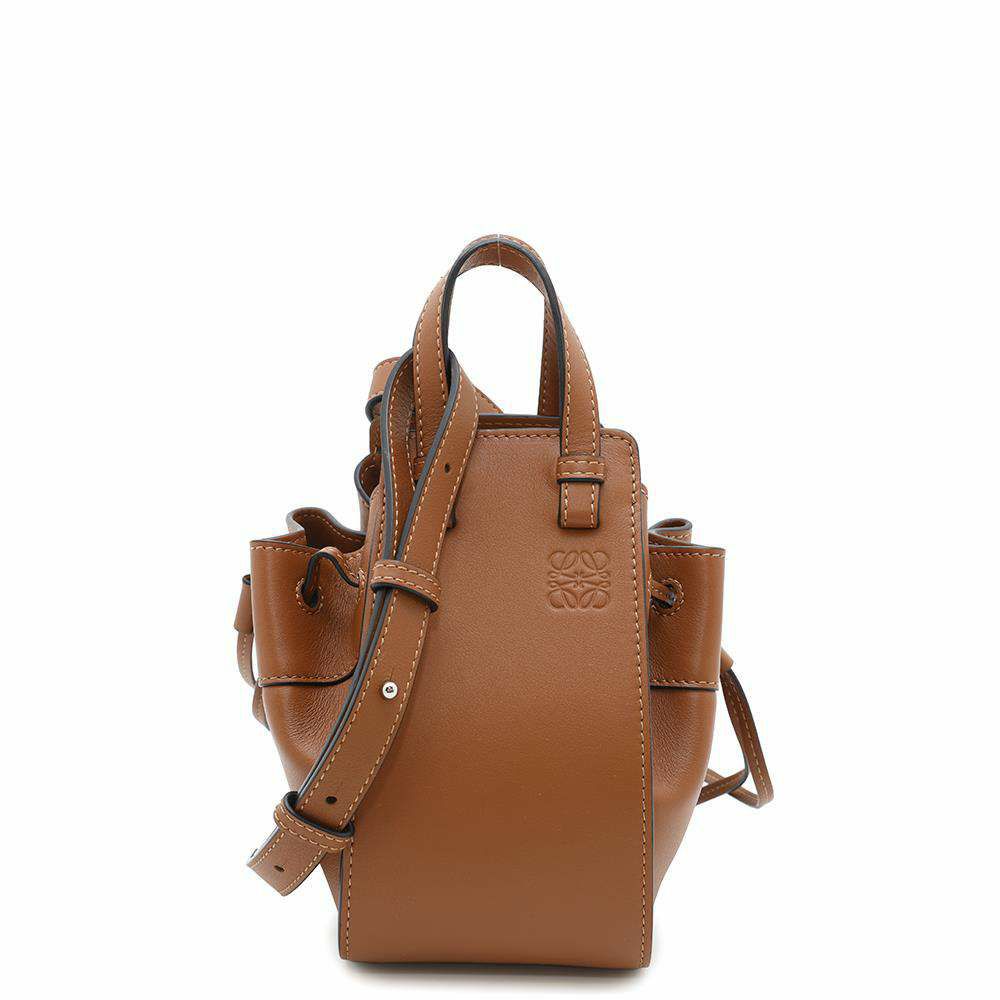 ロエベ ハンドバッグ ドローストリング ハンモック ミニ 314.30.V07 LOEWE 2way ブラウン