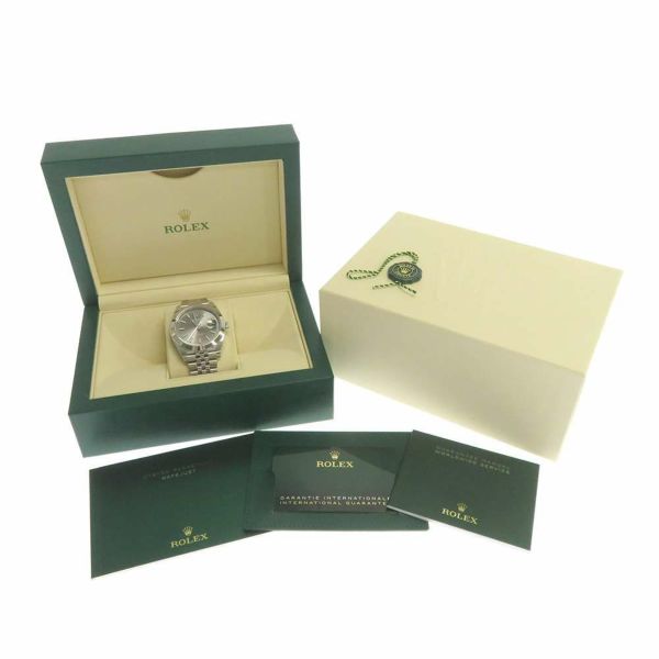 ロレックス デイトジャスト41 ランダムシリアル ルーレット 126300 ROLEX 腕時計 スレート文字盤