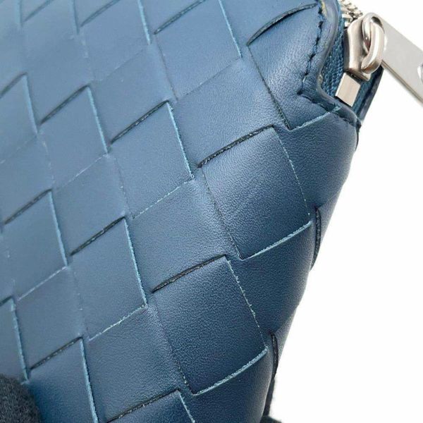 ボッテガヴェネタ 二つ折り財布 イントレチャート コンパクト ジップ アラウンド ウォレット  BOTTEGA VENETA 財布 コンパクトウォレット