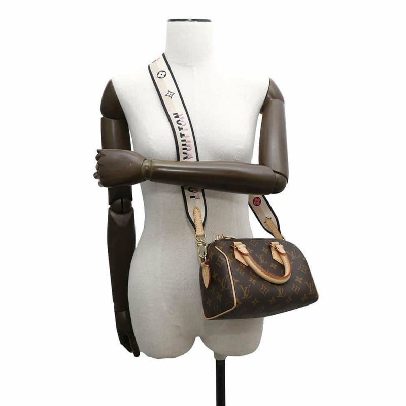 ルイヴィトン ハンドバッグ モノグラム スピーディ・バンドリエール20 M46234 2wayショルダーバッグ ブラック 黒