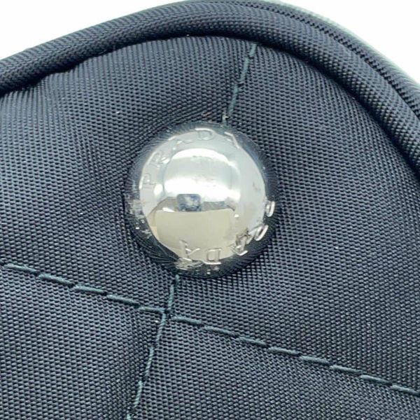 プラダ チェーントートバッグ キルティング ナイロン レザー 1BG740 PRADA バッグ 黒 2wayショルダーバッグ アウトレット品