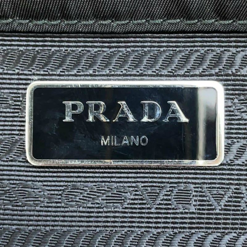 プラダ チェーントートバッグ キルティング ナイロン レザー 1BG740 PRADA バッグ 黒 2wayショルダーバッグ アウトレット品