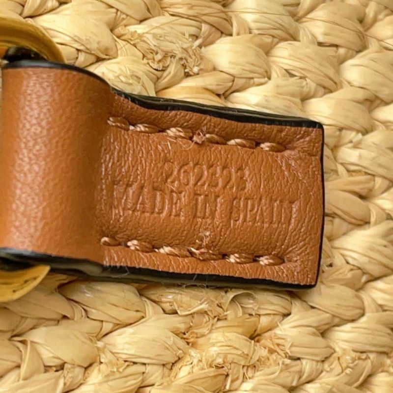 ロエベ ハンドバッグ ロゴ スタンダード STANDARD ラフィア A563S30X05 LOEWE かごバッグ ショルダーバッグ