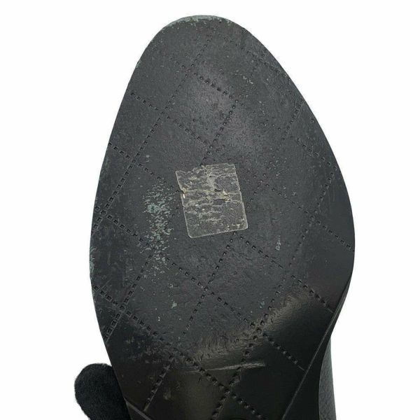 シャネル ローファー ココマーク レザー レディースサイズ38 1/2C G36717 CHANEL 靴 黒