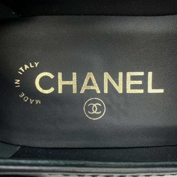 シャネル ローファー ココマーク レザー レディースサイズ38 1/2C G36717 CHANEL 靴 黒