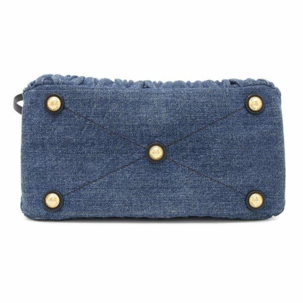 ミュウミュウ ハンドバッグ マテラッセ デニム レザー 5BG069 MIUMIU 2way