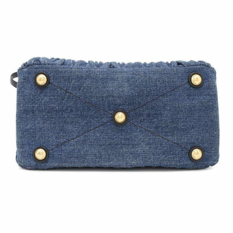 ミュウミュウ ハンドバッグ マテラッセ デニム レザー 5BG069 MIUMIU 2way
