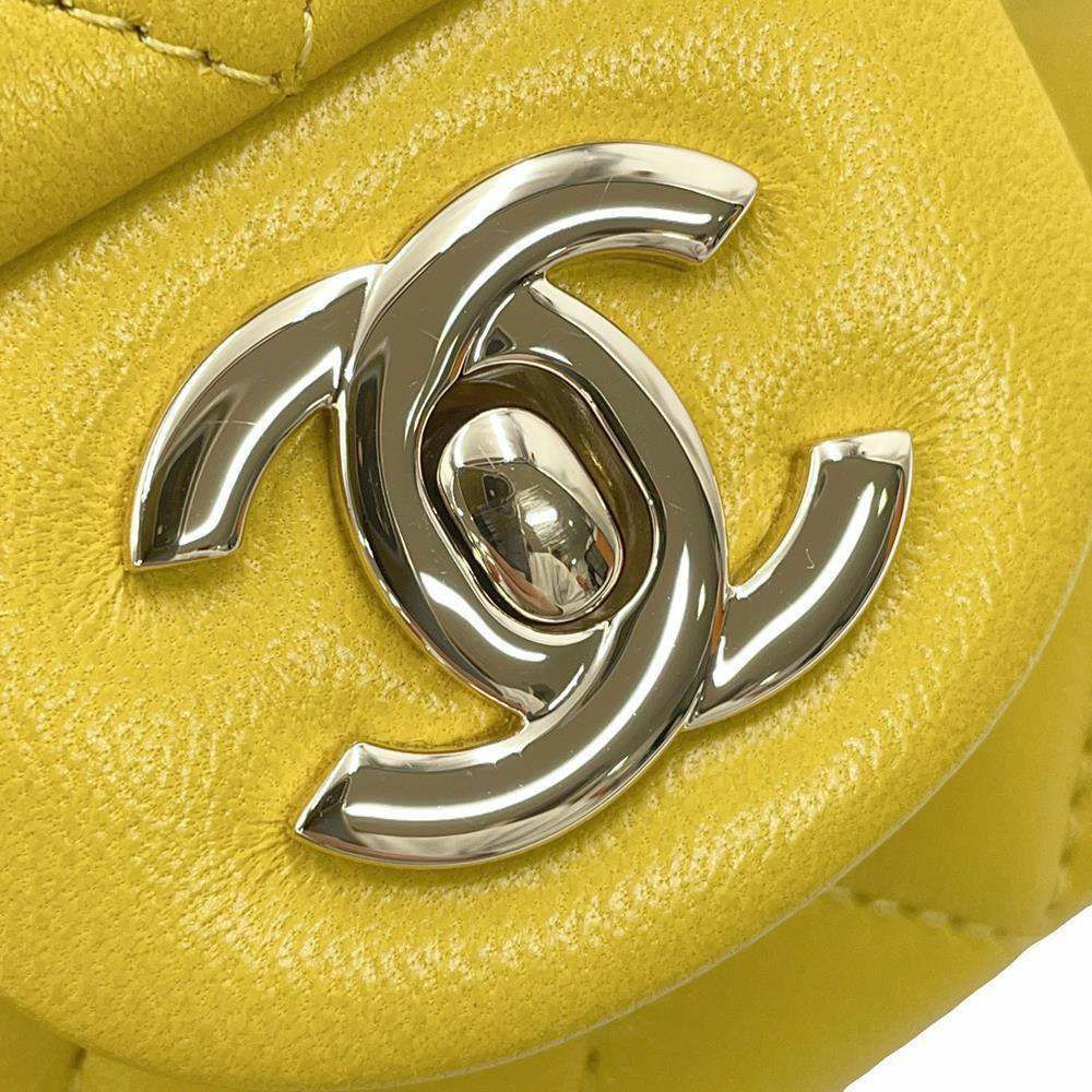 シャネル チェーンショルダーバッグ マトラッセ ココマーク トップハンドル ラムスキン AS2431 CHANEL 2way